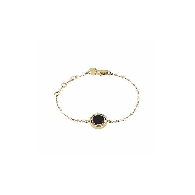 Damiani D.Side bracelet in onyx rose gold and diamonds