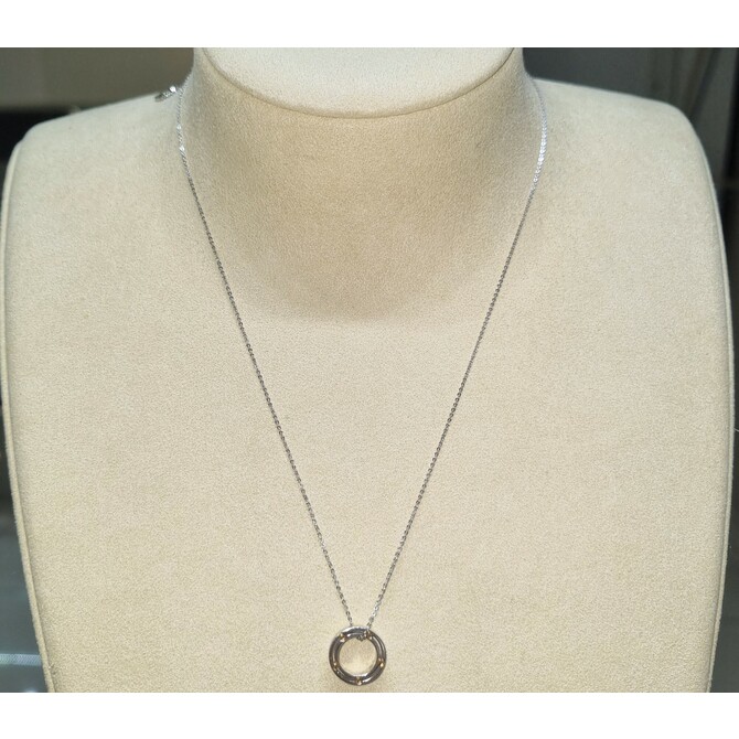 Damiani D.Side necklace in white gold