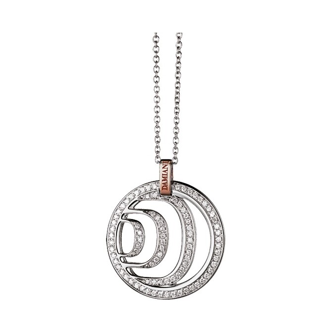 Damiani Damianissima necklace in white gold and diamonds