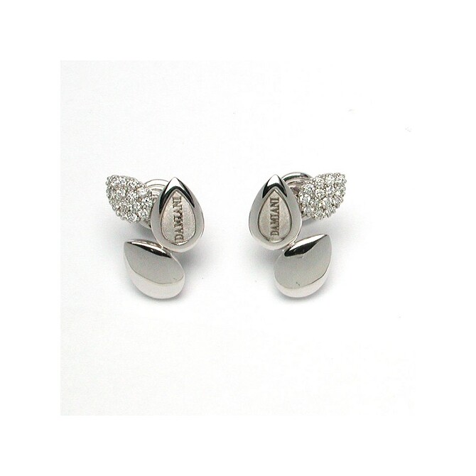 Damiani earrings in white gold and diamonds