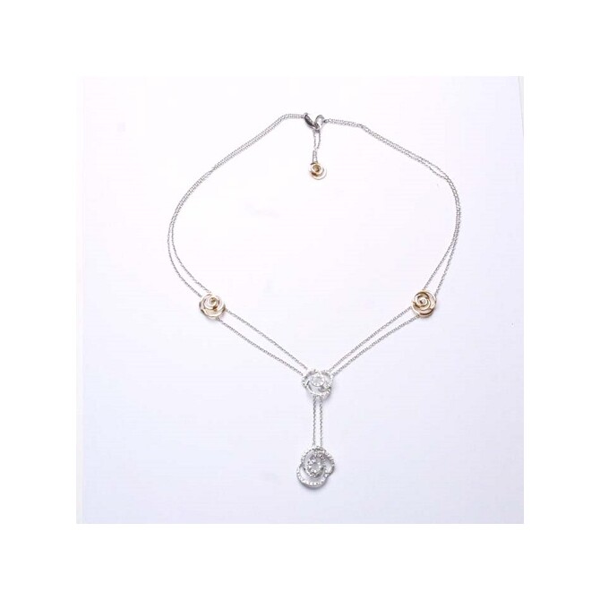 Damiani necklace in gold and diamonds