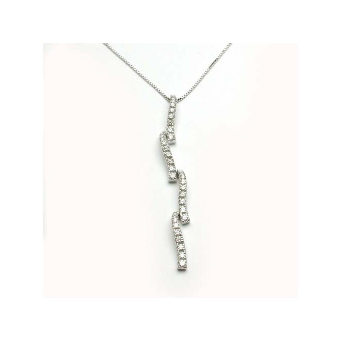 Damiani necklace in white gold and diamonds