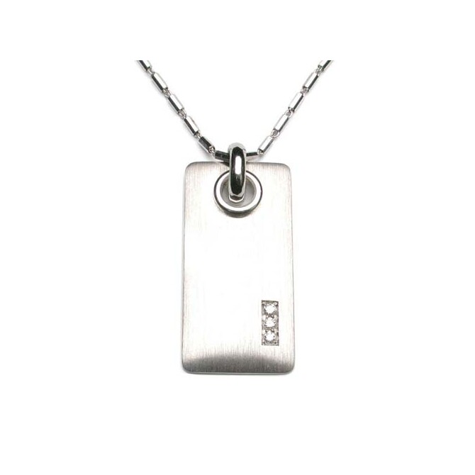 Damiani necklace in white gold and diamonds