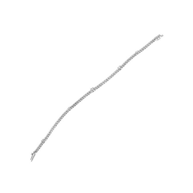 Damiani Notte di San Lorenzo tennis bracelet in white gold and diamonds