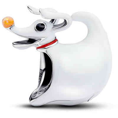 Disney Dark Zero Dog sterling silver charm with black, red, orange and white glow in the dark enamel Disney Dark Zero Dog sterling silver charm with black, red, orange and white glow in the dark enamel