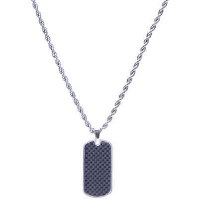 Emotion Military Plate Carbon Necklace Emotion Military Plate Carbon Necklace