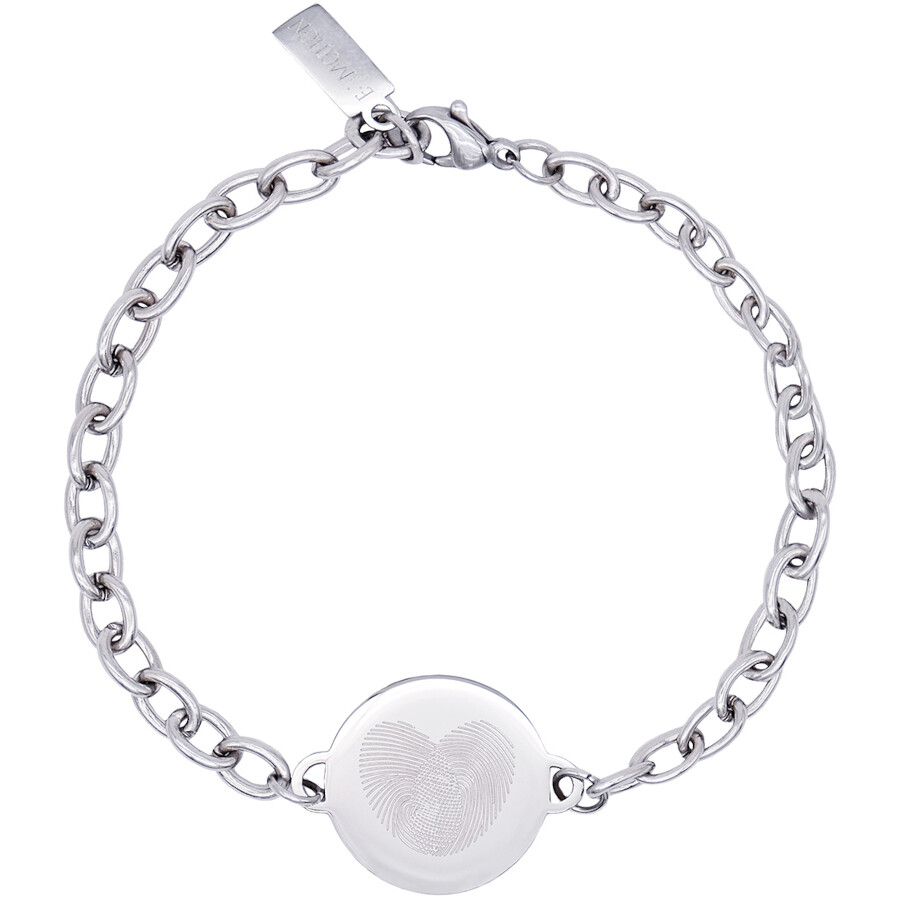 Emotion Steel Bracelet with Fingerprint