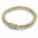 Fope Flex'it bracelet in yellow gold with pavé Yellow gold