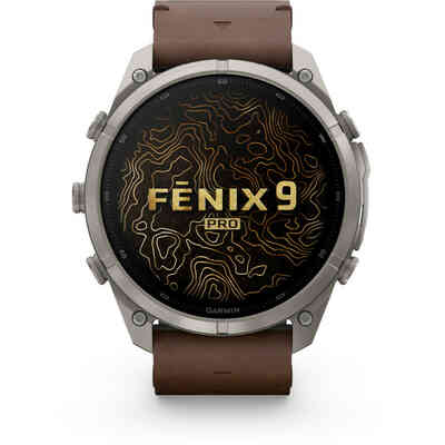 Garmin 9 PRO 51mm Titanium Smartwatch with Double Strap