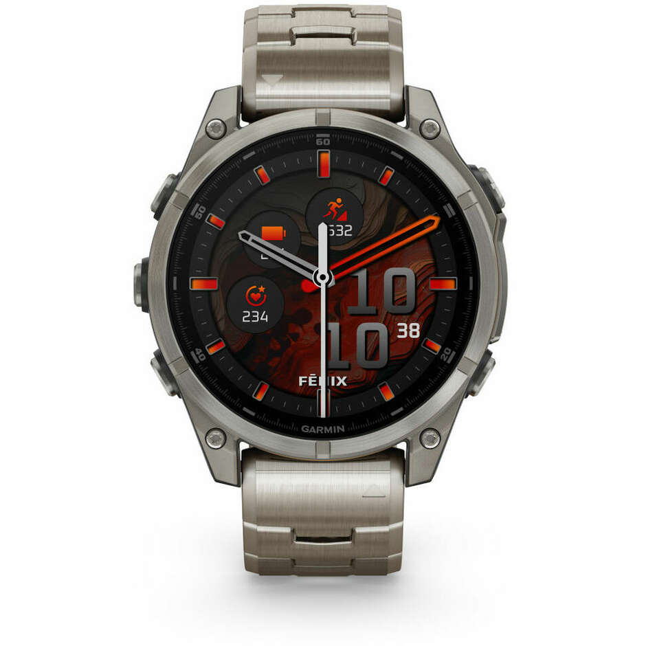 Garmin Fenix 8 47mm Amoled Sapphire titanium smartwatch