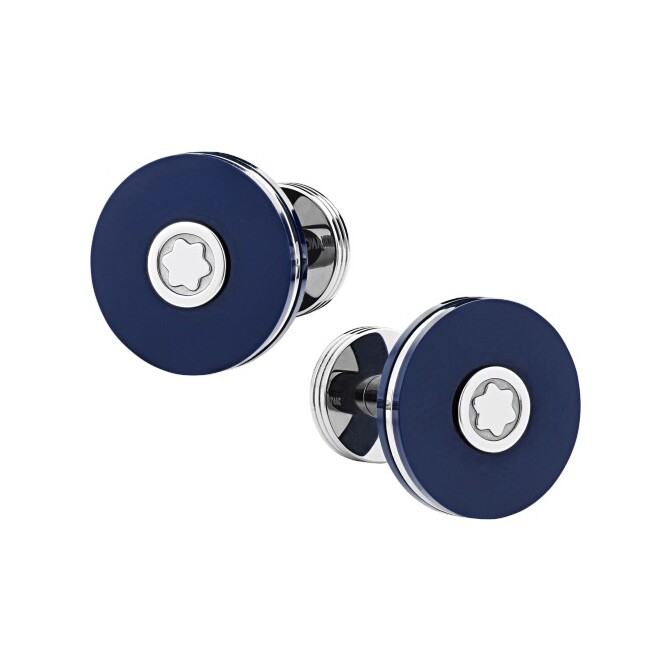 Gemelli per camicia Montblanc PIX blu
