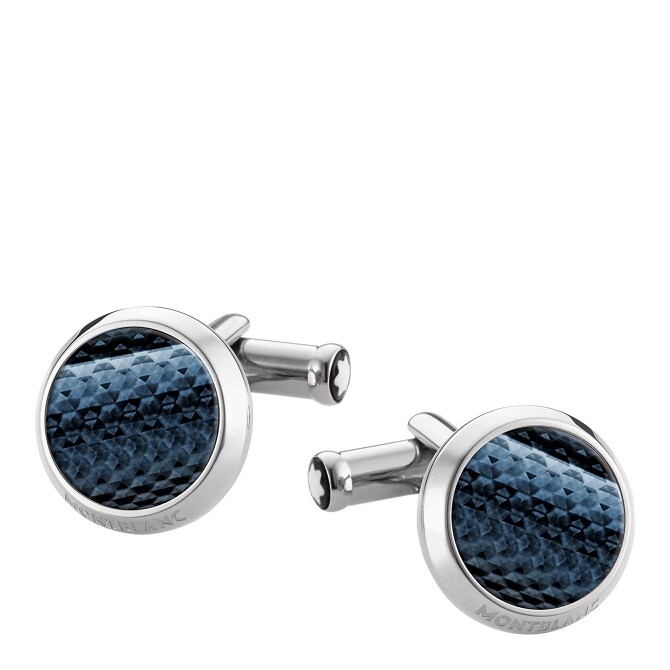 Gemelli rotondi Montblanc Meisterstuck Blu