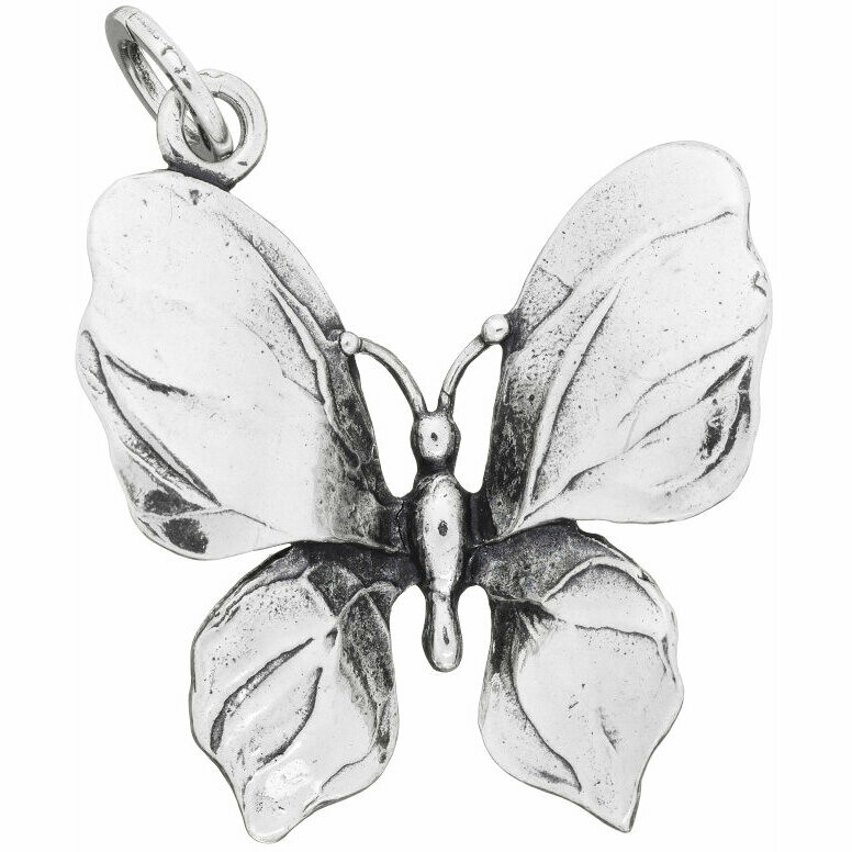Giovani Raspini Butterfly Charm in Silver