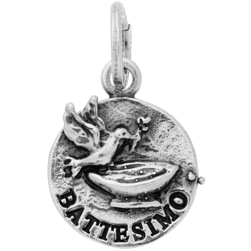 Giovanni Raspini Baptism Medal Charm
