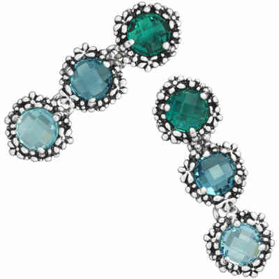 Giovanni Raspini Blue Ivy Waterfall Earrings Giovanni Raspini Blue Ivy Waterfall Earrings