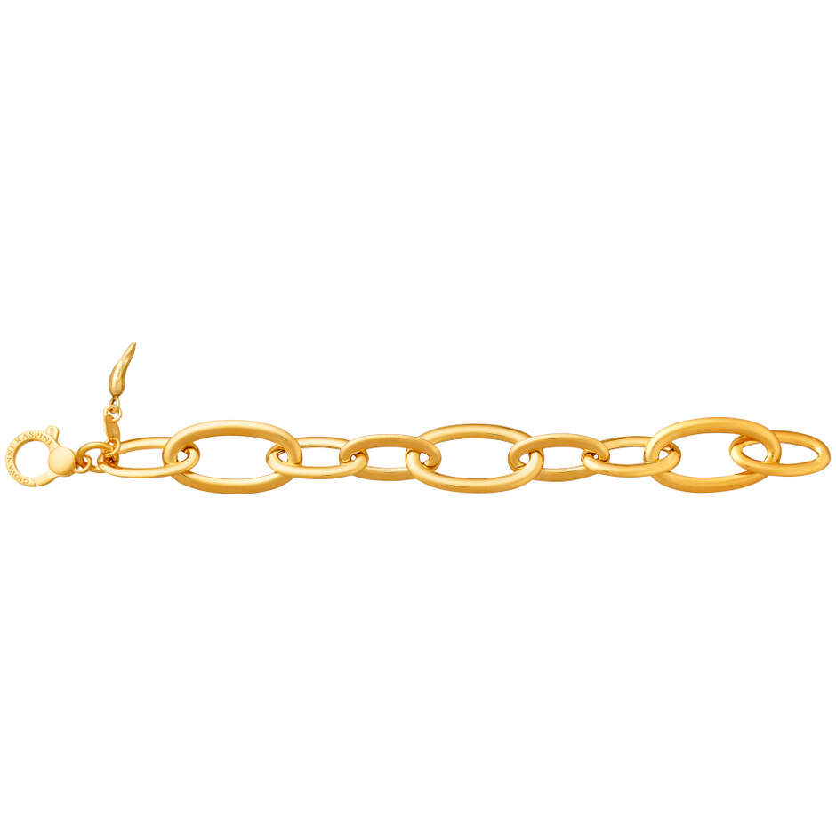 Giovanni Raspini Bracelet Bold Oval Mesh Gold