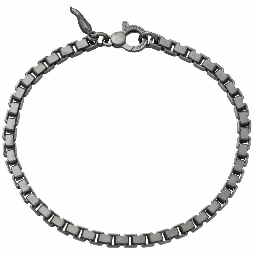 Giovanni Raspini Bracelet Quadra Mesh Black