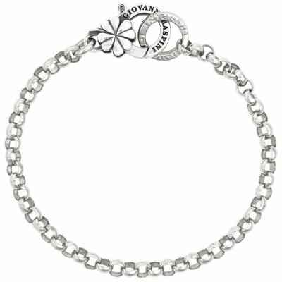 Giovanni Raspini Bracelet with Four-Leaf Clover Clasp Giovanni Raspini Bracelet with Four-Leaf Clover Clasp