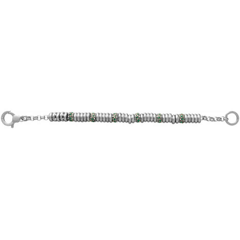 Giovanni Raspini bracelet with green Crystal Beads