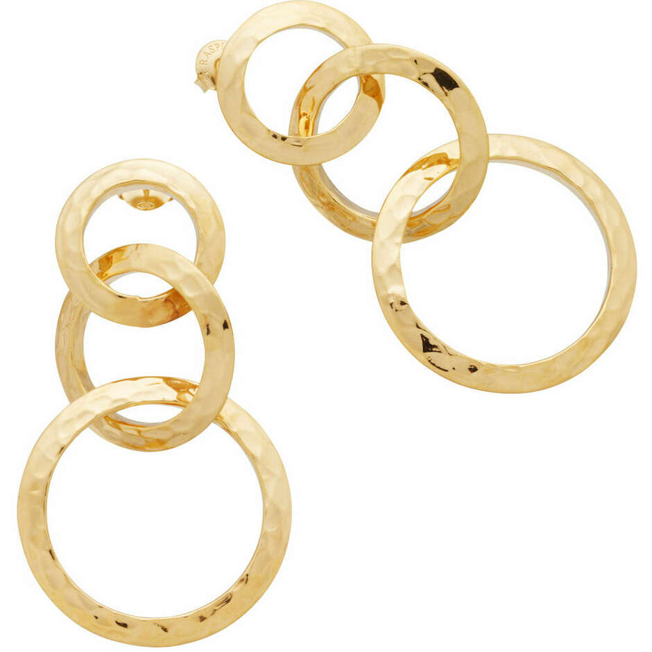 Giovanni Raspini Cascata Blade Gold Earrings