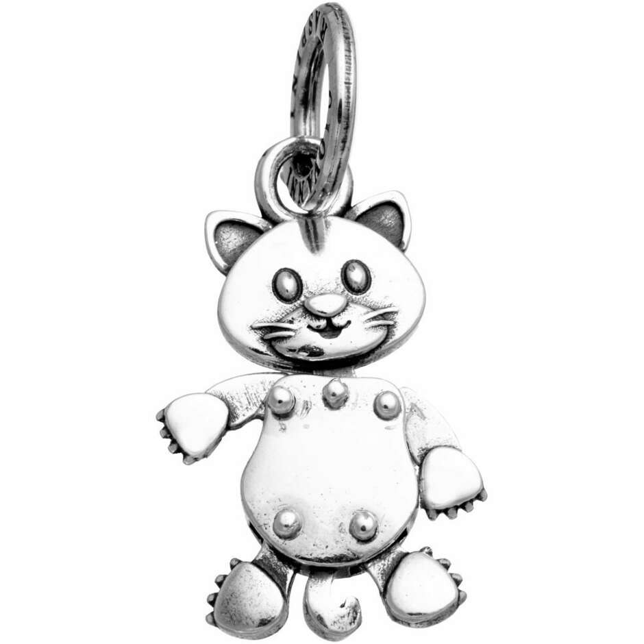 Giovanni Raspini Cat Charm in Silver