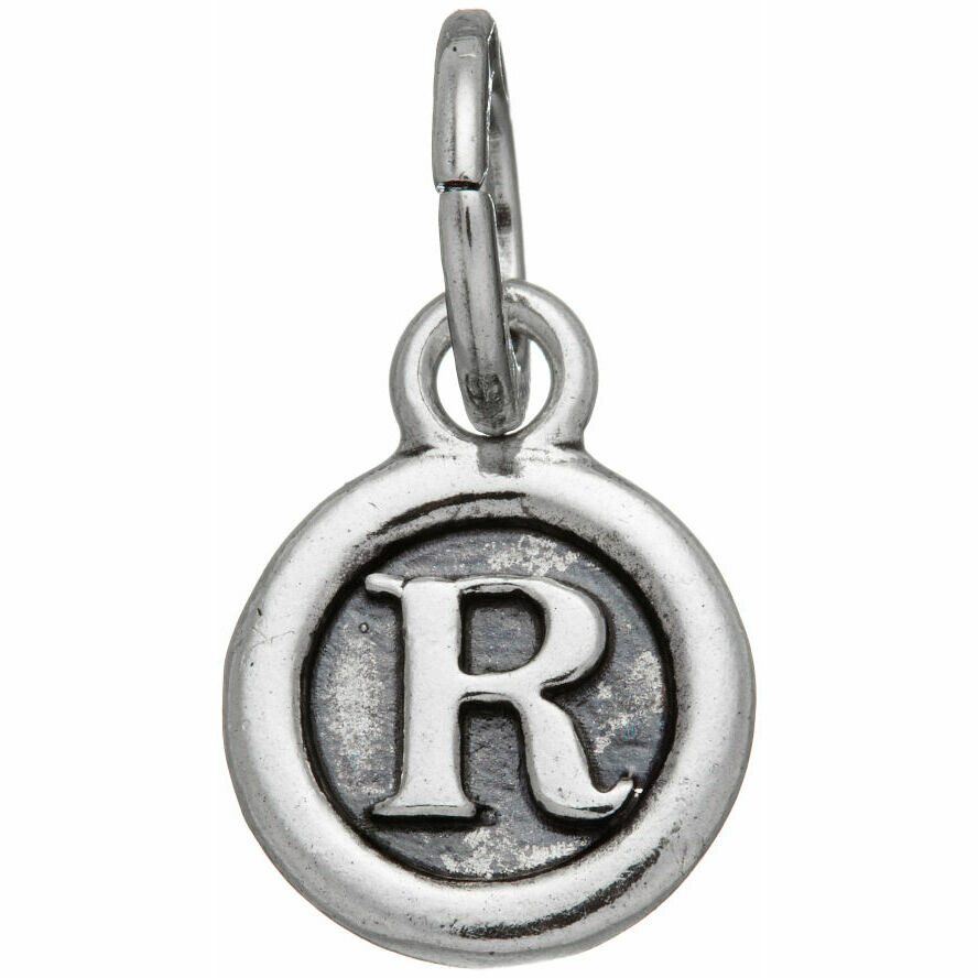 Giovanni Raspini Charm Letter R Button