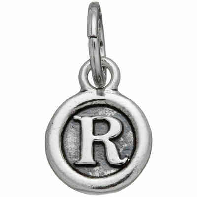 Giovanni Raspini Charm Letter R Button