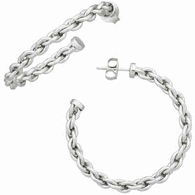 Giovanni Raspini Circle Chain Earrings Large Giovanni Raspini Circle Chain Earrings Large