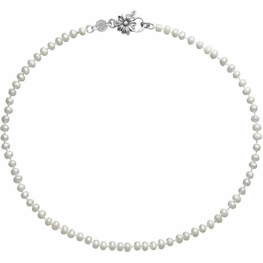 Giovanni Raspini Daisies Small Pearls Necklace