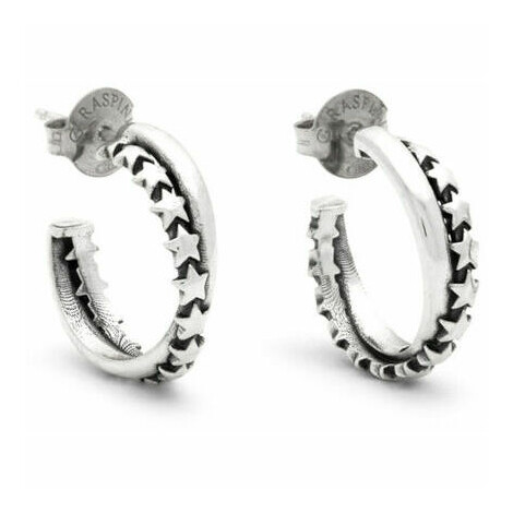 Giovanni Raspini Double Circle Star Earrings