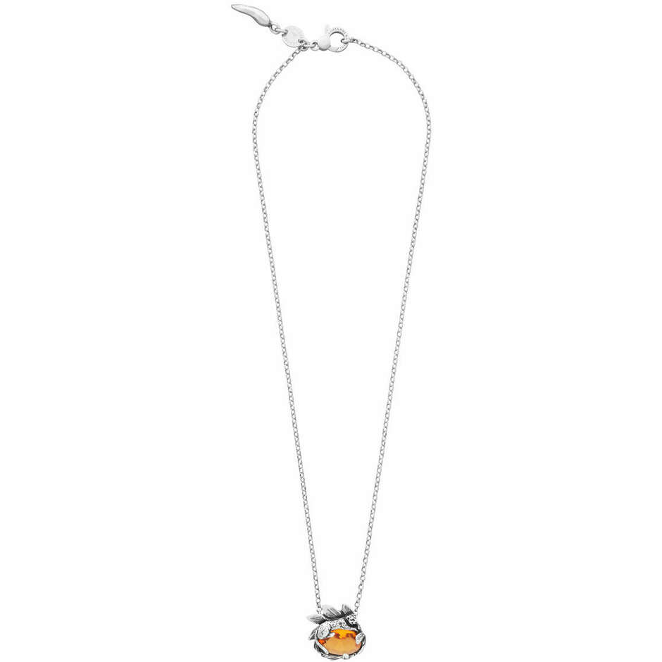 Giovanni Raspini Eden Leopard Pendant with Citrine Quartz