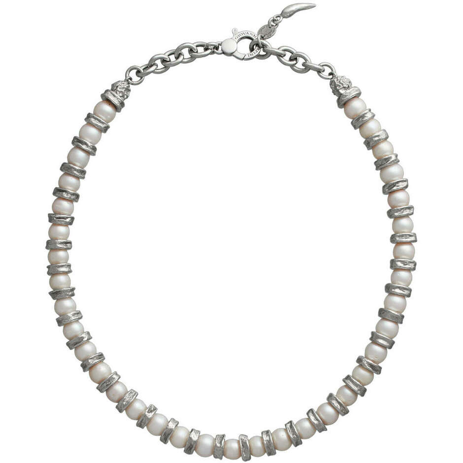 Giovanni Raspini Emma Grande silver and pearl necklace