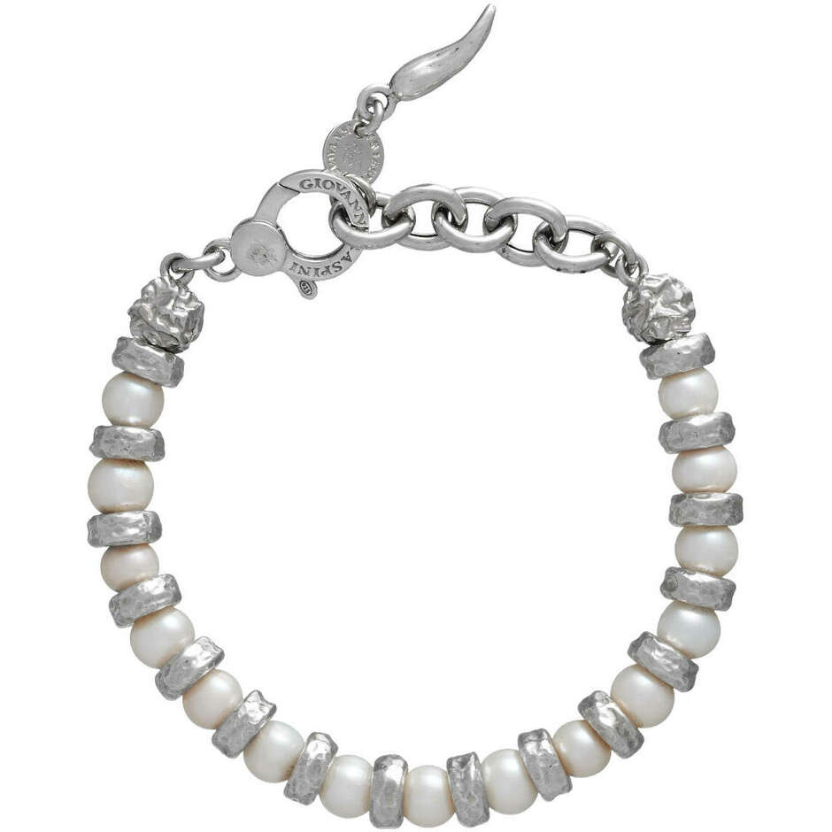 Giovanni Raspini Emma silver and natural pearl bracelet