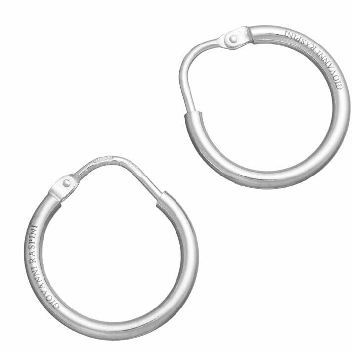 Giovanni Raspini Essential small hoop earrings in silver