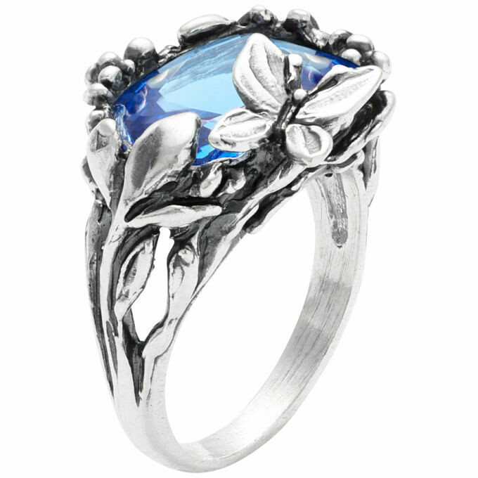 Giovanni Raspini Farfalla Eden Ring with Sapphire Quartz