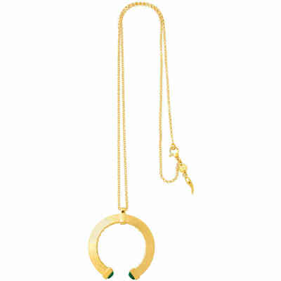 Giovanni Raspini Green Blade Gold Necklace Giovanni Raspini Green Blade Gold Necklace