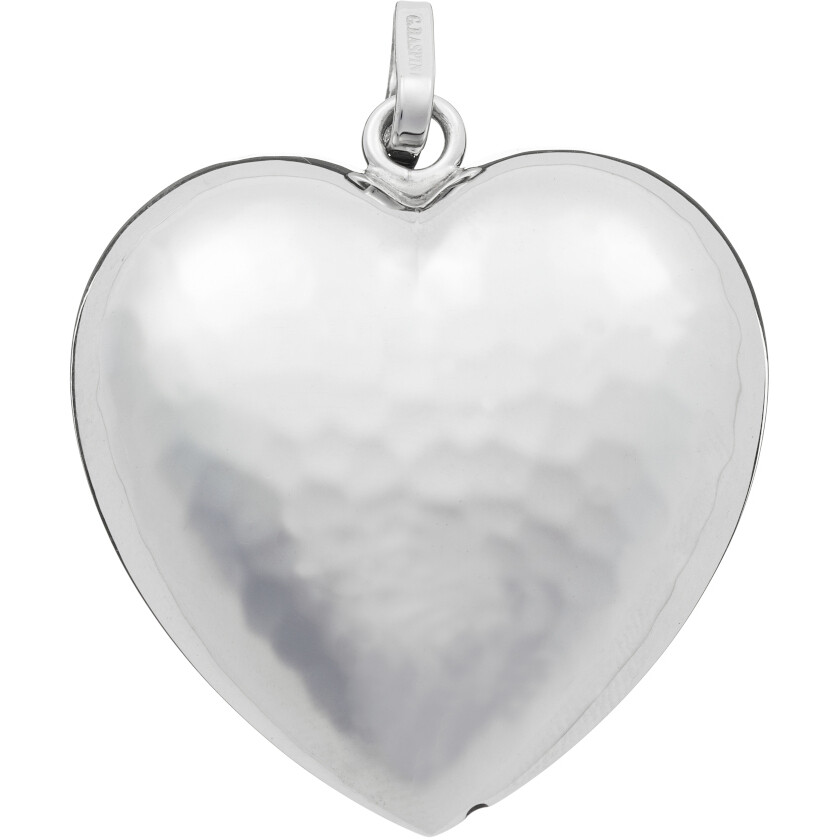 Giovanni Raspini Hammered Heart Pendant Large