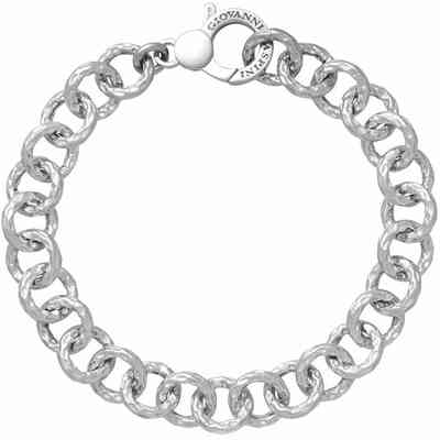 Giovanni Raspini hammered mesh bracelet, large, size L