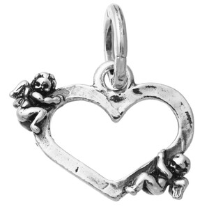 Giovanni Raspini Heart Angels Charm Giovanni Raspini Heart Angels Charm