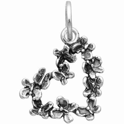 Giovanni Raspini Heart Butterflies Charm Giovanni Raspini Heart Butterflies Charm
