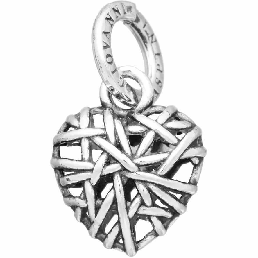 Giovanni Raspini Heart Interweaving Charm in silver