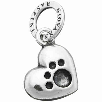 Giovanni Raspini Heart Paw Charm Giovanni Raspini Heart Paw Charm