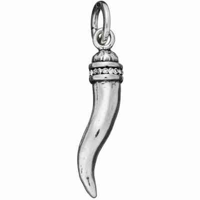 Giovanni Raspini Horn Charm with Crystals Giovanni Raspini Horn Charm with Crystals