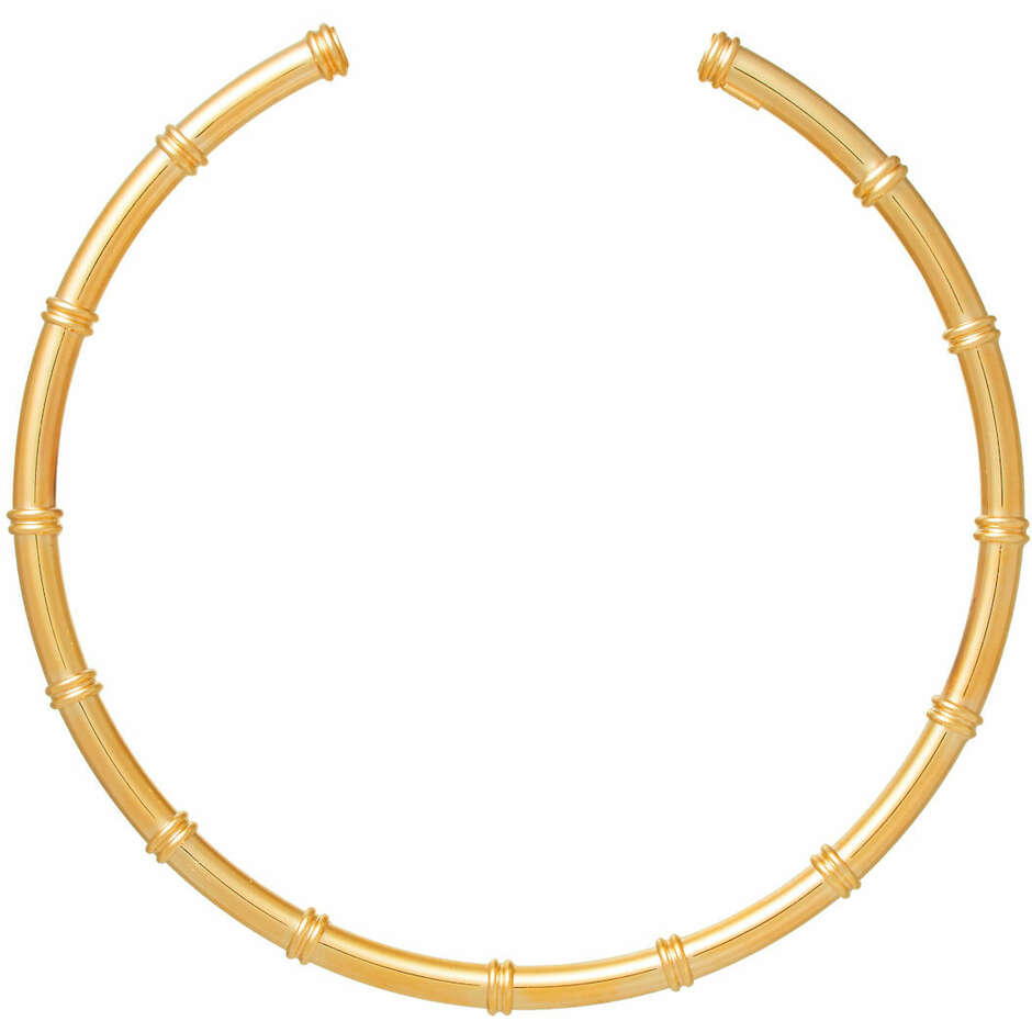 Giovanni Raspini Jackie rigid necklace in gold silver