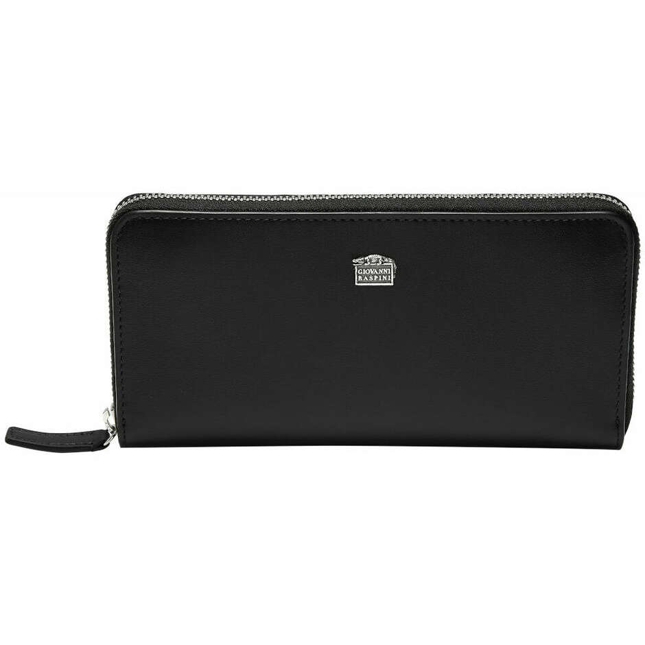 Giovanni Raspini Large Zip Around Wallet in Smooth Leather