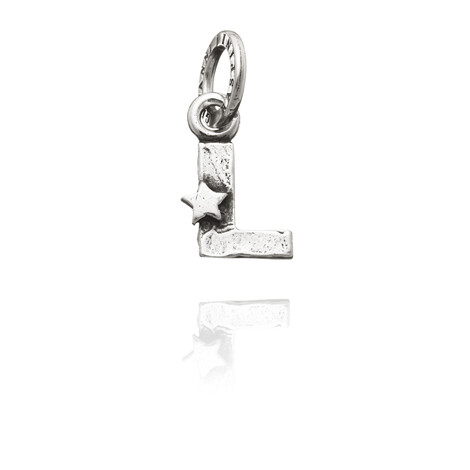 Giovanni Raspini letter L charm with stars