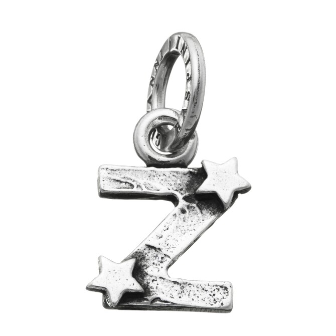 Giovanni Raspini letter Z charm with stars