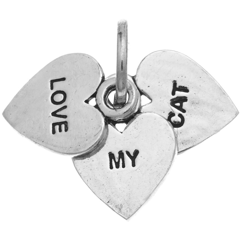 Giovanni Raspini LOVE MY CAT Charm