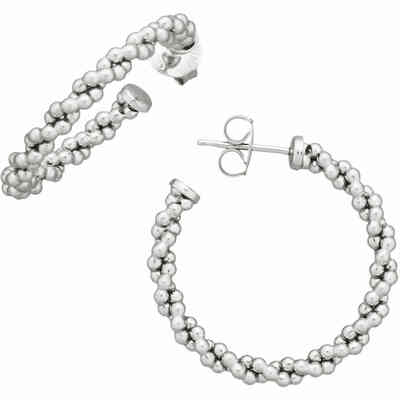 Giovanni Raspini Medium Circle Braid Earrings Giovanni Raspini Medium Circle Braid Earrings