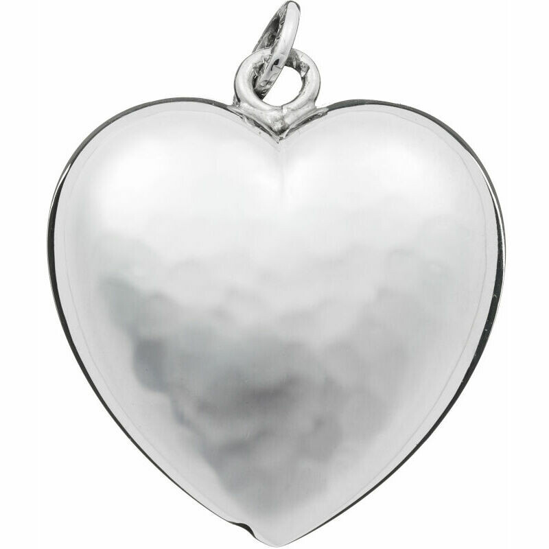 Giovanni Raspini Medium Hammered Heart Charm